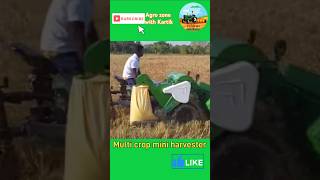 Agro mini harvestercombine 🌾 shortsviralvideo [upl. by Dahlstrom]