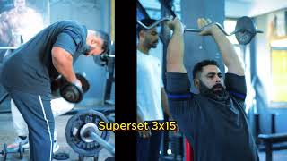 Best superset tricep workout super week Must try [upl. by Llezom]