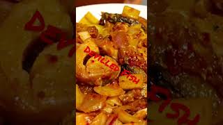 CHILLI FISH  Devilled Fish devilledfish dinnerideas srilankanstylefood I Bite1I Biteඑක [upl. by Enellij]