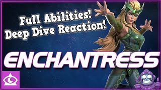 Enchantress Deep Dive Reaction A LOT Going On Here  Marvel Contest of Champions [upl. by Roselyn]