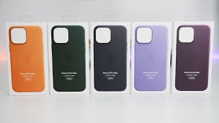 iPhone 13 and iPhone 13 Pro Leather Cases with MagSafe  Unboxing and Everything You Wanted To Know [upl. by Euqina]