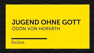 von Horváth Jugend ohne Gott Reclam Hörbuch [upl. by Kalie744]