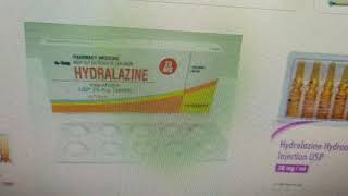 Hydralazine 25 mg tablet [upl. by Anihsit]