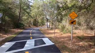 Bike Ride on the Cross Florida Greenway Paved Path [upl. by Dorison49]