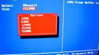 How to setup GPU Buffer Size in Bios on Acer Aspire Revo [upl. by Kline]