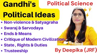 Political Thoughts of Mahatma Gandhi [upl. by Hyman567]