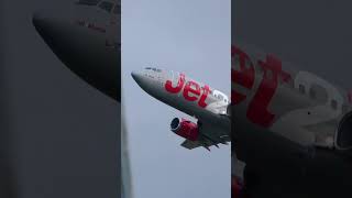 Jet2 B737300 Take Off at Liverpool Airport shorts [upl. by Mcgruter]