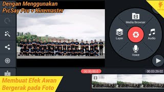 TIMELAPSE AWAN BERGERAK TANPA ZEOTROPIC  TUTORIAL KINEMASTER 1 [upl. by Enrahs746]