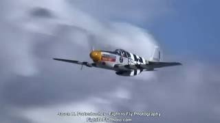 P51B amp P51D Mustang Flight  Vintage Aircraft Weekend [upl. by Melisent]