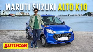 2022 Maruti Suzuki Alto K10 review  Peoples Champion  First Drive  Autocar India [upl. by Golightly]