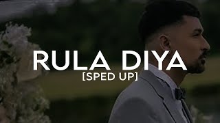 SpedUP Zack Knight  Rula Diya  Zack Knight New Song [upl. by Atterrol971]