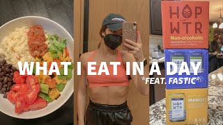 WHAT I EAT IN A DAY intermittent fasting full day of meals healthy snack ideas feat Fastic [upl. by Brandais]