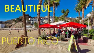 Puerto Rico GRAN CANARIA Spain 2024 🇪🇸 🔴 NEW Walking Tour in Canary Islands 4K UHD [upl. by Nosnhoj567]