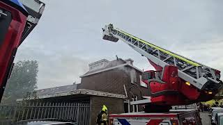 Slaapkamer in brand Betje Wolffstraat Dordrecht [upl. by Korella10]