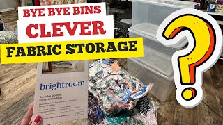 Ultimate Fabric Scrap Storage System or not 😂 tune in and decide for yourself [upl. by Rosamond228]