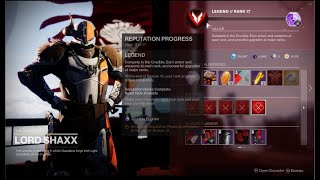 Destiny 2 How To Reset Your Crucible Valor 2021 [upl. by Salomie]