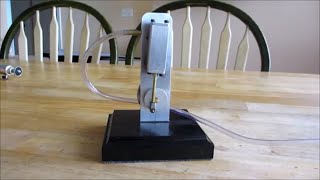 DIY Double Acting Steam Engine AKA Wobbler or Oscillating Engine [upl. by Kcirdneked230]