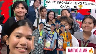 RADIO BROADCASTING FILIPINO CHAMPION DSPC2024 [upl. by Aiciled983]