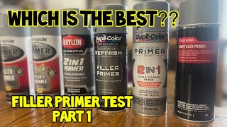 What’s the best filler primer for 3D printing  Filler primer testing part 1 [upl. by Tice]