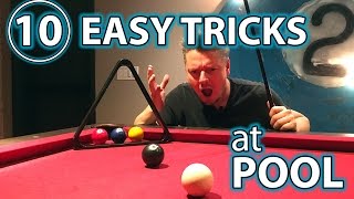 TOP 10 Pool TRICK Shots and PRANKS Part 3  EASY [upl. by Atilrahc]