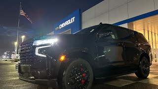 Let’s Drive 🏁 Blacked Out Performance Package 2023 Chevrolet Tahoe RST 4WD [upl. by Blayze863]