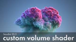 Houdini 205  custom volume shader [upl. by Nosnaj]