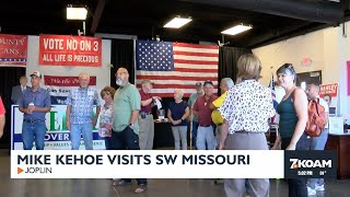 Mike Kehoe visits SW Missouri [upl. by Naillimxam]