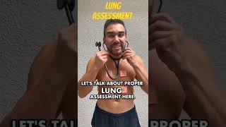 Lung Assessment lungsassessmentmedicalphysiotherapyphysiohealerserviceshealthcardiopulmonary [upl. by Llerrom]