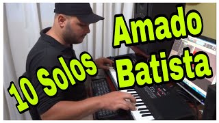 10 SOLOS DE AMADO BATISTA NO TECLADO KORG MICROARRANGER POR EMMANUEL SAMPAIO [upl. by Salahcin]