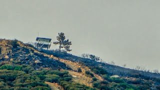 Line Fire day 8 Helispot above Angelus Oaks 6pm Thurs sept 12 2024 [upl. by Nerag430]