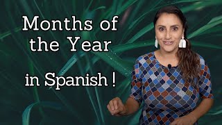 Months of the Year in Spanish  Spanish Lesson 11 [upl. by Opiuuk718]