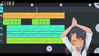 How to make GANBATTE SENPAI lofi remix on fl studio mobile  FLM Download [upl. by Yuh]