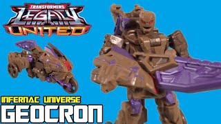 Infernac Universe GEOCRON Review  Transformers Legacy United [upl. by Llerrahs543]