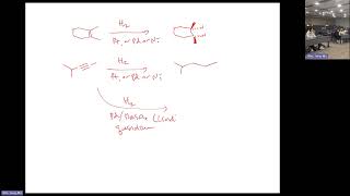 Organic Chemistry 1  Summary of hydrogenation of alkenes and alkynes [upl. by Assenej]