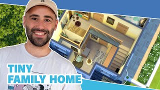 Building a Tiny Family Home in the Sims 4 with 3 bedrooms 🏡 [upl. by Ambrosi796]