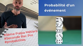 Comment calculer la probabilité dun événement exercice [upl. by Arikahc]