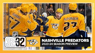 Nashville Predators 202324 Season Preview  Prediction [upl. by Kulsrud922]