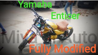 Yamaha Enticer fully Modified  Miya Ji Auto [upl. by Wolfort403]