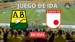 Bucaramanga vs Independiente Santa Fe En Vivo  Final Liga Betplay [upl. by Yunick]