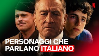 Ecco come PARLANO ITALIANO gli attori di 10 serie e film  Netflix Italia [upl. by Ahsinauq310]