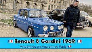 🇫🇷 Renault 8 Gordini 1969 🇫🇷 Vincennes en Anciennes 🇫🇷Paris🇫🇷 [upl. by Rosita]