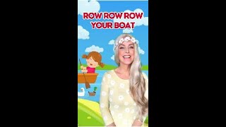 Row Row Row Your Boat  Fun YouTube Short for Kids with Miss Daisy [upl. by Yelsiap]