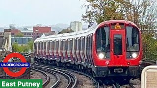 London Underground District line Trains at East Putney tube Station 08102024 [upl. by Clemence]