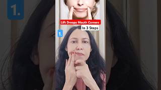 Lift Droopy Mouth Corners with these Facial Exercises shorts ytshorts trending faceexercise [upl. by Reibaj]