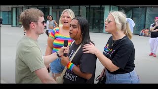 quotYou BULLIED Me in High Schoolquot 🏳️‍🌈 Street preacher Confronted At pride event [upl. by Napoleon871]