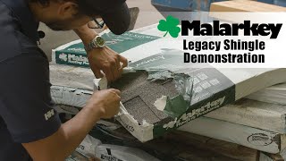 Malarkey Legacy Roofing Shingles  Product Demonstration [upl. by Niletak]