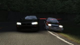 AE86 vs R32 Overtake Recreation in Assetto Corsa [upl. by Shawn]