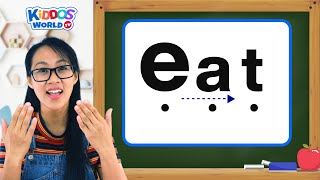 Teaching Kids How to Read Easy 3  Letter Words  Learning the Letter Phonic Sounds [upl. by Mcdade]