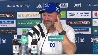 HSV Pressekonferenz vor dem Spiel gegen SC Paderborn 07 [upl. by Esinahs]