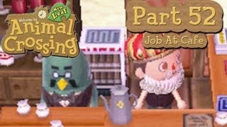 Animal Crossing New Leaf  Part 52 PartTime Job at Brewsters Cafe and Paying Off Final Loans [upl. by Hume]